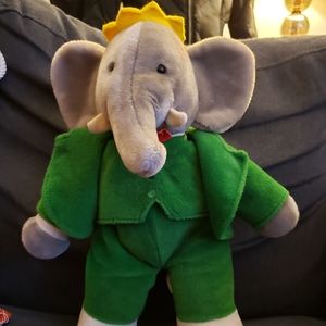 Vintage Babar Plushie